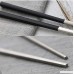6 Pairs Reusable Stainless Steel Chopsticks Dishwasher Safe in Classic Style for Kitchen Dinner（black） - B07DLNPKS8